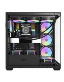 Darkflash кутия Case ATX - DS900 Black - 7 x 120 mm A-RGB fans included, USB-C