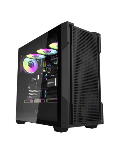 Darkflash кутия Case ATX - DS900 Mesh Black - 4 x 120 mm A-RGB fans included