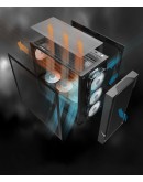 Darkflash кутия Case ATX - DS900 Mesh Black - 4 x 120 mm A-RGB fans included