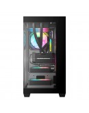 Darkflash кутия Case mATX - DS900M Black - 6 x 120 mm Infinity Mirror A-RGB