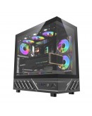 Darkflash кутия Case ATX - DS950 Black - 6 x 120 mm Infinity Mirror A-RGB
