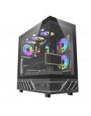 Darkflash кутия Case ATX - DS950 Black - 6 x 120 mm Infinity Mirror A-RGB