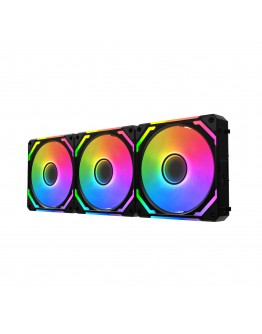 Xigmatek Комплект вентилатори Fan Pack 3-in-1 3x120mm - Starlink Ultra - Infinity Mirror, A-RGB