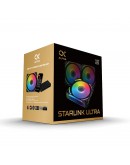 Xigmatek Комплект вентилатори Fan Pack 3-in-1 3x120mm - Starlink Ultra - Infinity Mirror, A-RGB