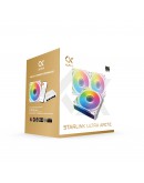 Xigmatek Комплект вентилатори Fan Pack 3-in-1 3x120mm - Starlink Ultra Arctic - Infinity Mirror, A-RGB