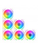 Xigmatek Комплект вентилатори Fan Pack 3-in-1 3x120mm - Starlink Ultra Arctic - Infinity Mirror, A-RGB
