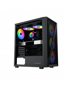 Xigmatek кутия Case ATX - Blade - 4 RGB Fans