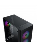 Xigmatek кутия Case ATX - Hero II Air 3F - RGB, Tempered Glass