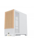 Xigmatek кутия Case EATX - Endorphin WD Arctic, Addressable RGB, Wood
