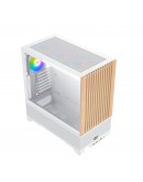 Xigmatek кутия Case EATX - Endorphin WD Arctic, Addressable RGB, Wood