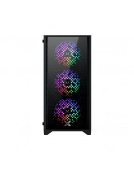 Xigmatek кутия Case mATX - NYX II - 4 RGB Fans