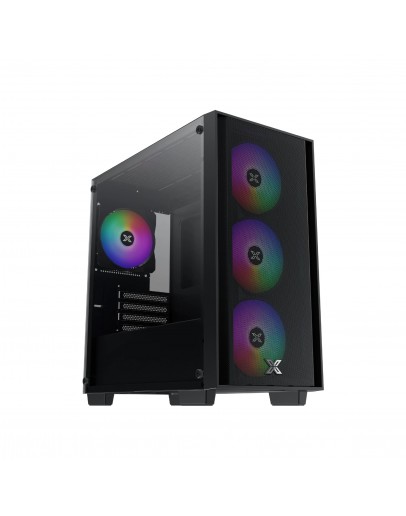 Xigmatek кутия Case mATX - NYX Air II - 4 RGB Fans
