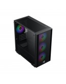 Xigmatek кутия Case mATX - NYX Air II - 4 RGB Fans