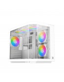 Xigmatek кутия Case mATX - Cubi M Arctic - 6 ARGB Fans