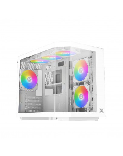 Xigmatek кутия Case mATX - Cubi M Arctic - 6 ARGB Fans