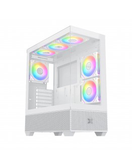 Xigmatek кутия Case EATX - Alphard Arctic - 6 ARGB fans