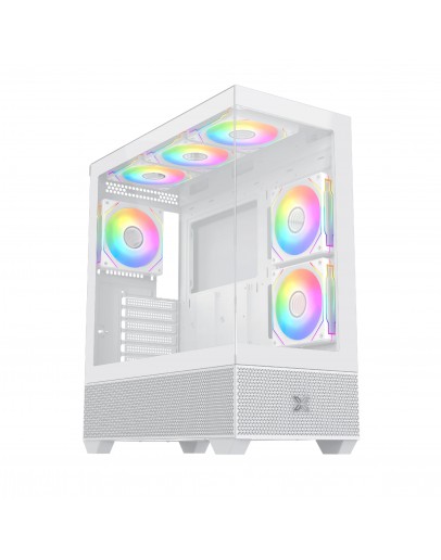 Xigmatek кутия Case EATX - Alphard Arctic - 6 ARGB fans