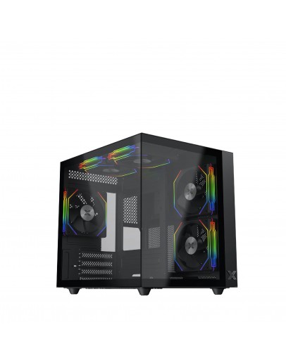 Xigmatek кутия Case mATX - Aqua M Lite - 5 ARGB Fans