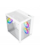 Xigmatek кутия Case mATX - Aqua M Lite Arctic - 5 ARGB Fans