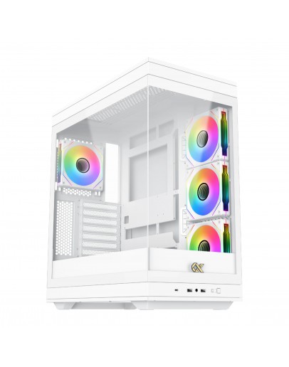 Xigmatek кутия Case EATX - Meta Arctic - 4 x 120 mm ARGB fans