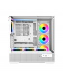 Xigmatek кутия Case EATX - Vision Arctic - 7 ARGB Fans, LCD Display Panel, Smart Fan Control