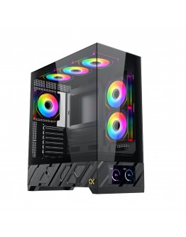 Xigmatek кутия Case E-ATX - Alphard Pro - 6 inch LCD Display, 6 ARGB Fans