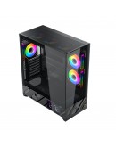 Xigmatek кутия Case E-ATX - Alphard Pro - 6 inch LCD Display, 6 ARGB Fans