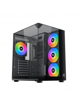 Xigmatek кутия Case ATX - Aqua Compact - 4 ARGB Fans