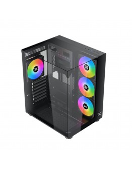 Xigmatek кутия Case ATX - Aqua Compact - 4 ARGB Fans