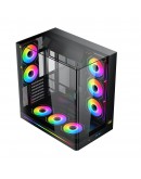 Xigmatek кутия Case E-ATX - PANO II - 8 ARGB Fans