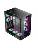 Xigmatek кутия Case E-ATX - PANO II AIR - 8 ARGB Fans