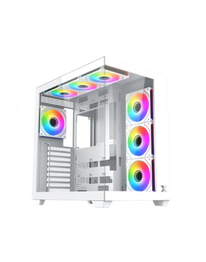 Xigmatek кутия Case ATX - Aqua V Air Arctic (H23A) - 7 ARGB Fans