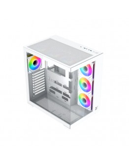 Xigmatek кутия Case ATX - Aqua V Air Arctic (H23A) - 7 ARGB Fans