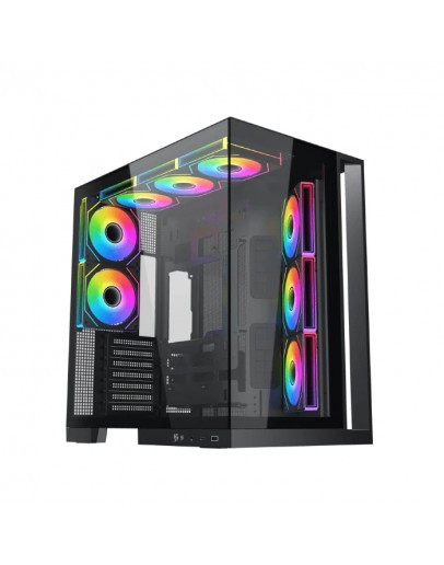 Xigmatek кутия Case ATX - Aqua 7 - 8 ARGB Fans, USB-C