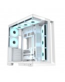Xigmatek кутия Case ATX - Aqua 7 Arctic - 8 ARGB Fans, USB-C