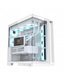 Xigmatek кутия Case ATX - Aqua 7 Arctic - 8 ARGB Fans, USB-C