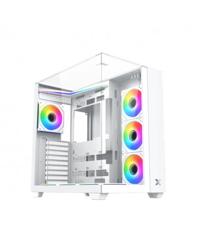 Xigmatek кутия Case ATX - Aqua V Arctic (H23A) - 7 ARGB Fans