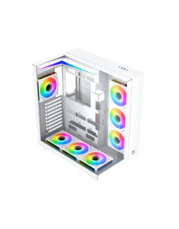 Xigmatek кутия Case ATX - Aqua V Arctic (H23A) - 7 ARGB Fans