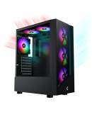 Xigmatek кутия Case ATX - Duke - 4 RGB Fans