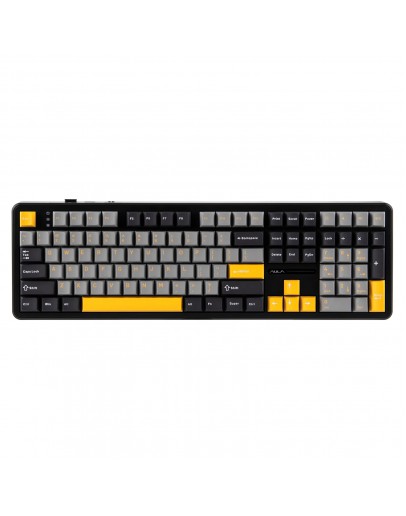 Aula геймърска механична клавиатура Wireless Gaming Mechanical Keyboard F108 - Volcanic Switch [Linear] (English US), Black, Gray