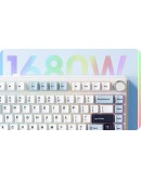 Aula геймърска механична клавиатура Wireless Gaming Mechanical Keyboard F75 - Reaper Switch [Linear] (English US), Purple, Beige, Green