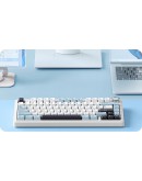 Aula геймърска механична клавиатура Wireless Gaming Mechanical Keyboard F75 - Reaper Switch [Linear] (English US), Purple, Beige, Green