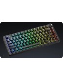 Aula геймърска механична клавиатура Wireless Gaming Mechanical Keyboard F75HE - Black King Magnetic Switch [Linear] (English US), Black Contour