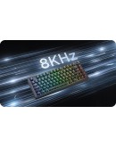Aula геймърска механична клавиатура Wireless Gaming Mechanical Keyboard F75HE - Black King Magnetic Switch [Linear] (English US), Black Contour