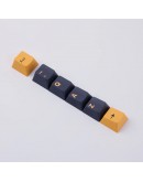 Aula геймърска механична клавиатура Wireless Gaming Mechanical Keyboard F75 Thunder Black - Reaper Switch [Linear] (English US)