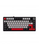 Aula геймърска механична клавиатура Wireless Gaming Mechanical Keyboard F75 MAX - Reaper Switch [Linear] (English US), Black, Red