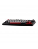 Aula геймърска механична клавиатура Wireless Gaming Mechanical Keyboard F75 MAX - Reaper Switch [Linear] (English US), Black, Red