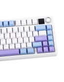 Aula геймърска механична клавиатура Wireless Gaming Mechanical Keyboard F75 MAX - Reaper Switch [Linear] (English US), White, Blue, Purple