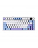 Aula геймърска механична клавиатура Wireless Gaming Mechanical Keyboard F75 MAX - Reaper Switch [Linear] (English US), White, Blue, Purple