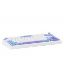 Aula геймърска механична клавиатура Wireless Gaming Mechanical Keyboard F75 MAX - Reaper Switch [Linear] (English US), White, Blue, Purple